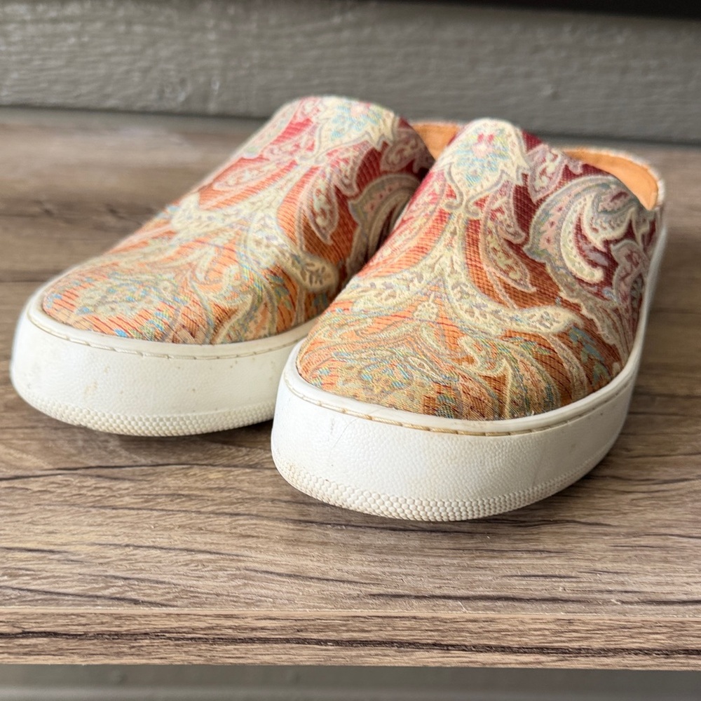 Free People Women’s Multicolor Paisley Slippers size 39